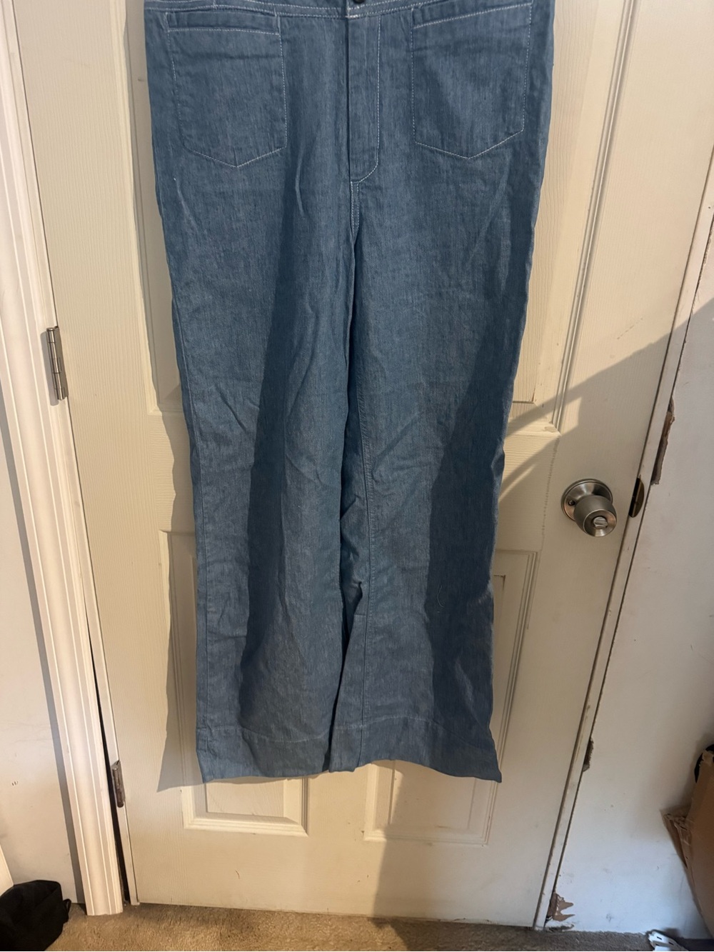 Pilcro High-Rise Wide-Leg Trouser Jeans Size 28 - Picture 4 of 16